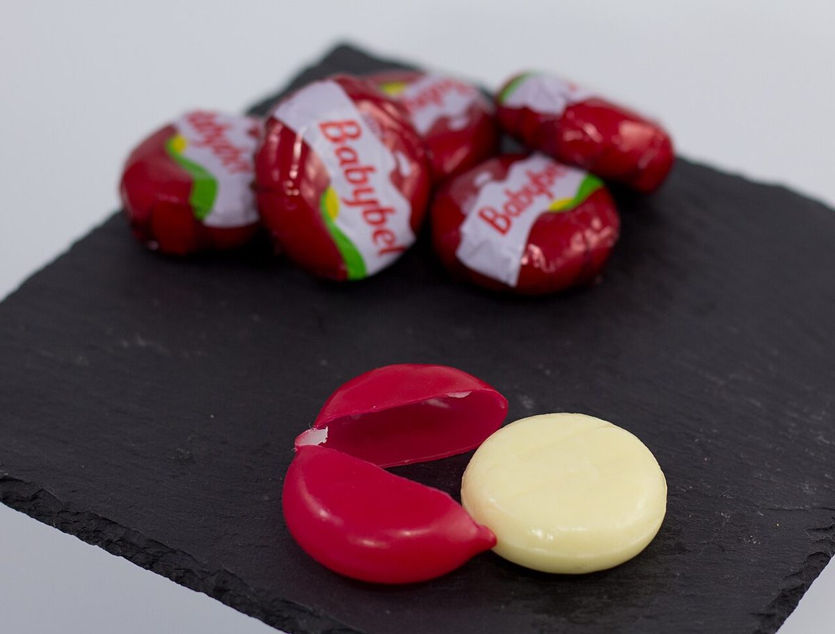 Babybel, photographed