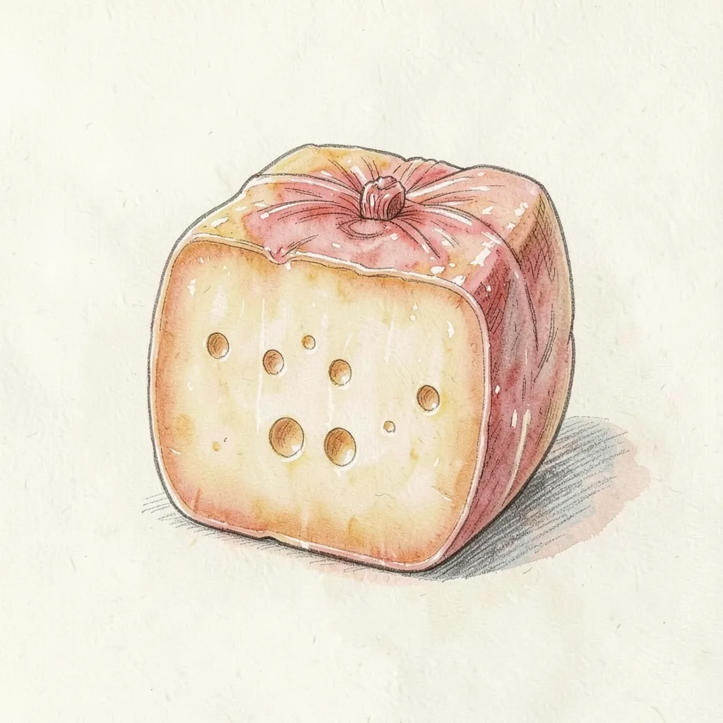 Brick cheese, field guide plate