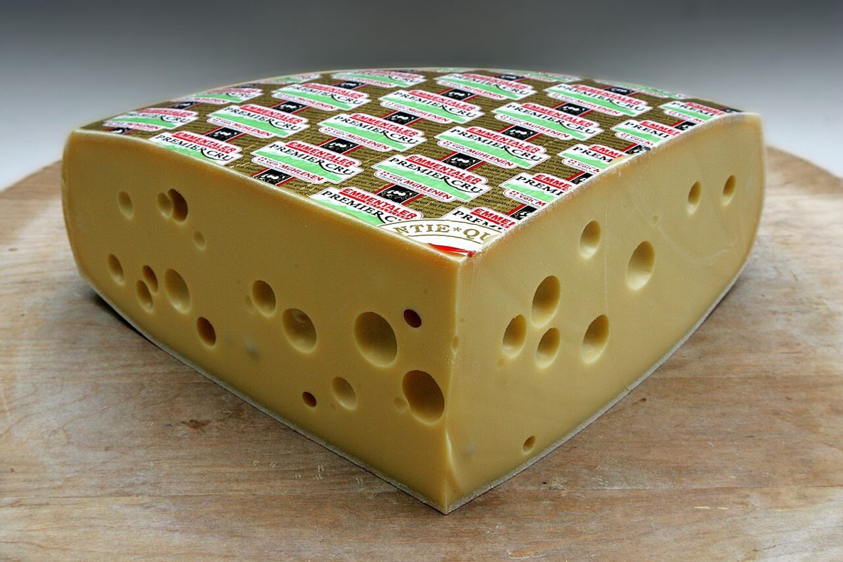 Emmental, photographed