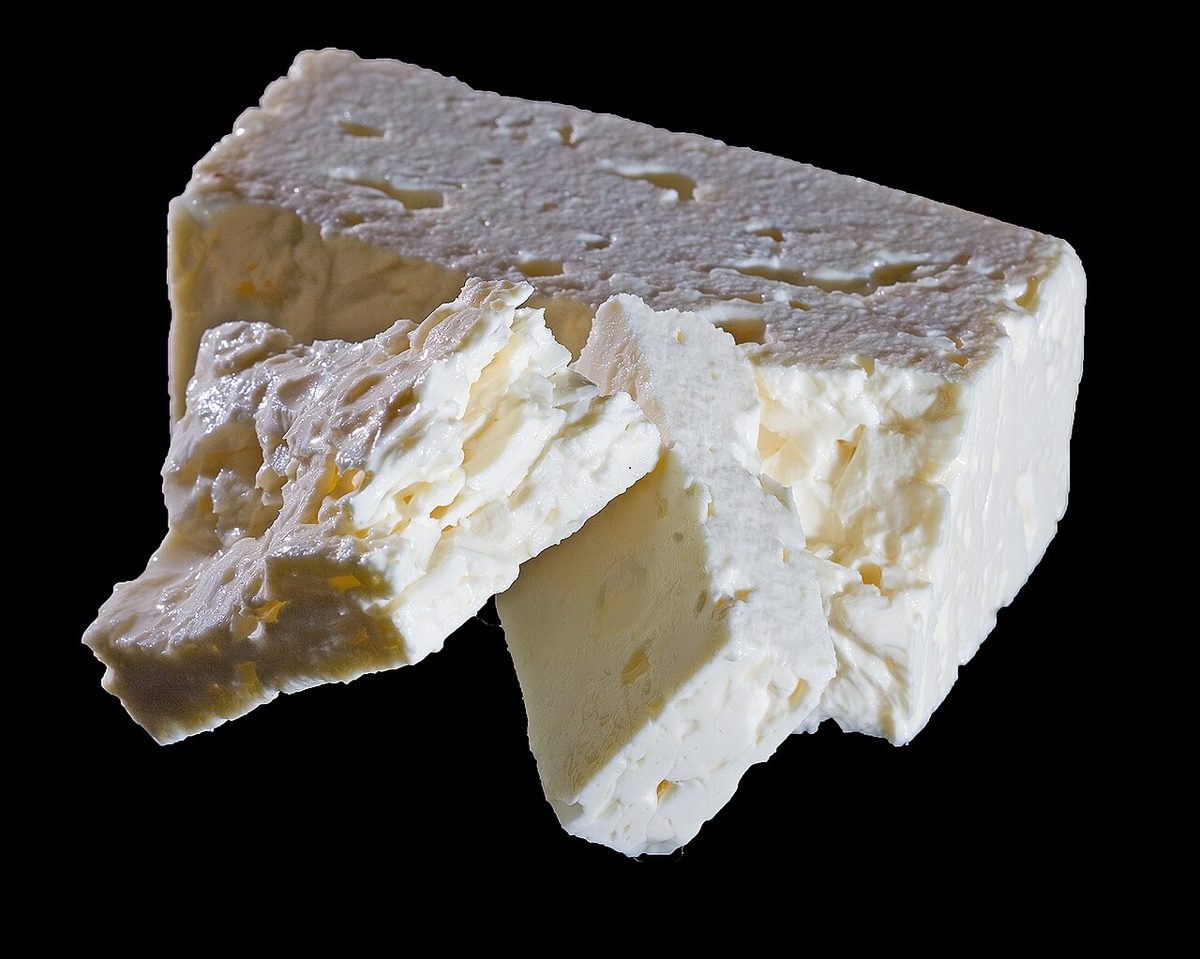 Feta, photographed