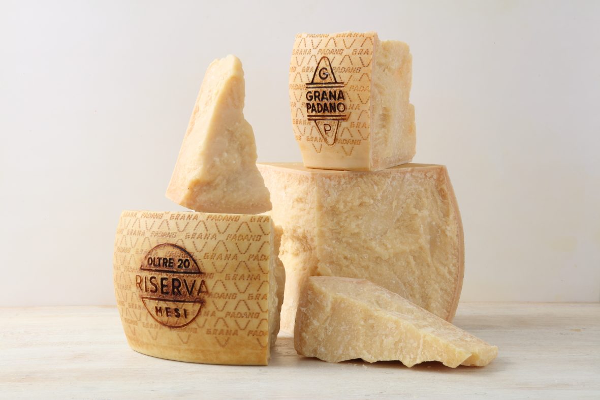 Grana Padano, photographed