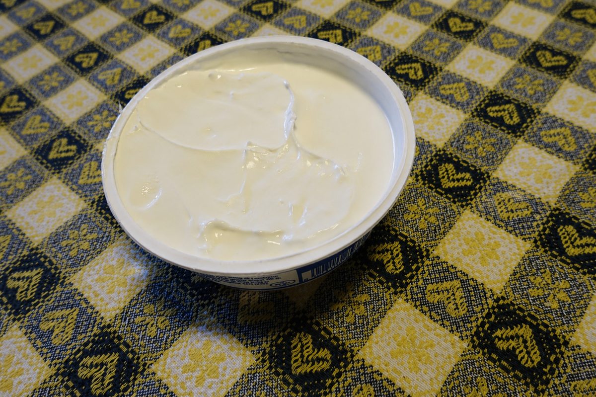 Mascarpone, photographed