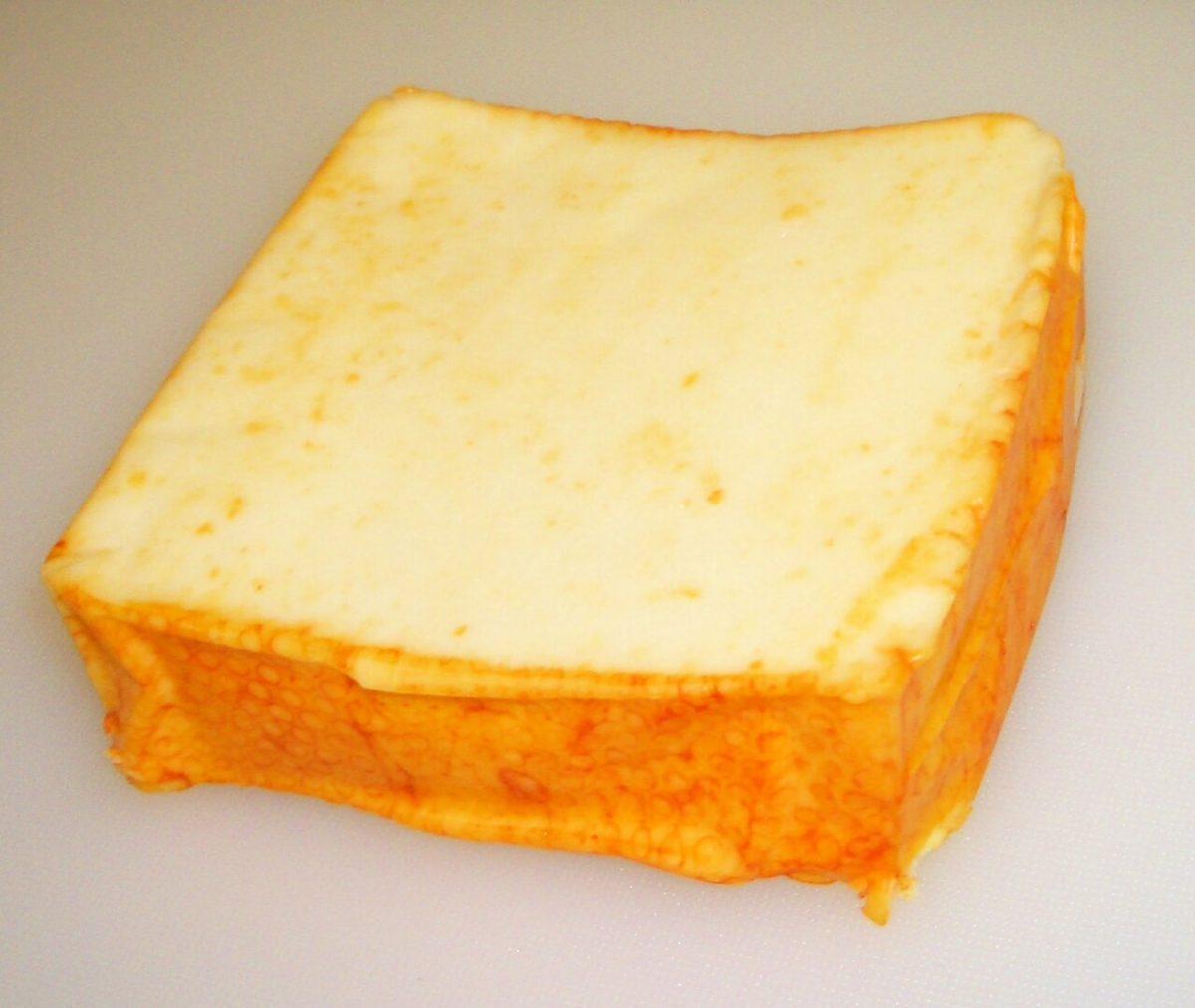 Muenster cheese, photographed