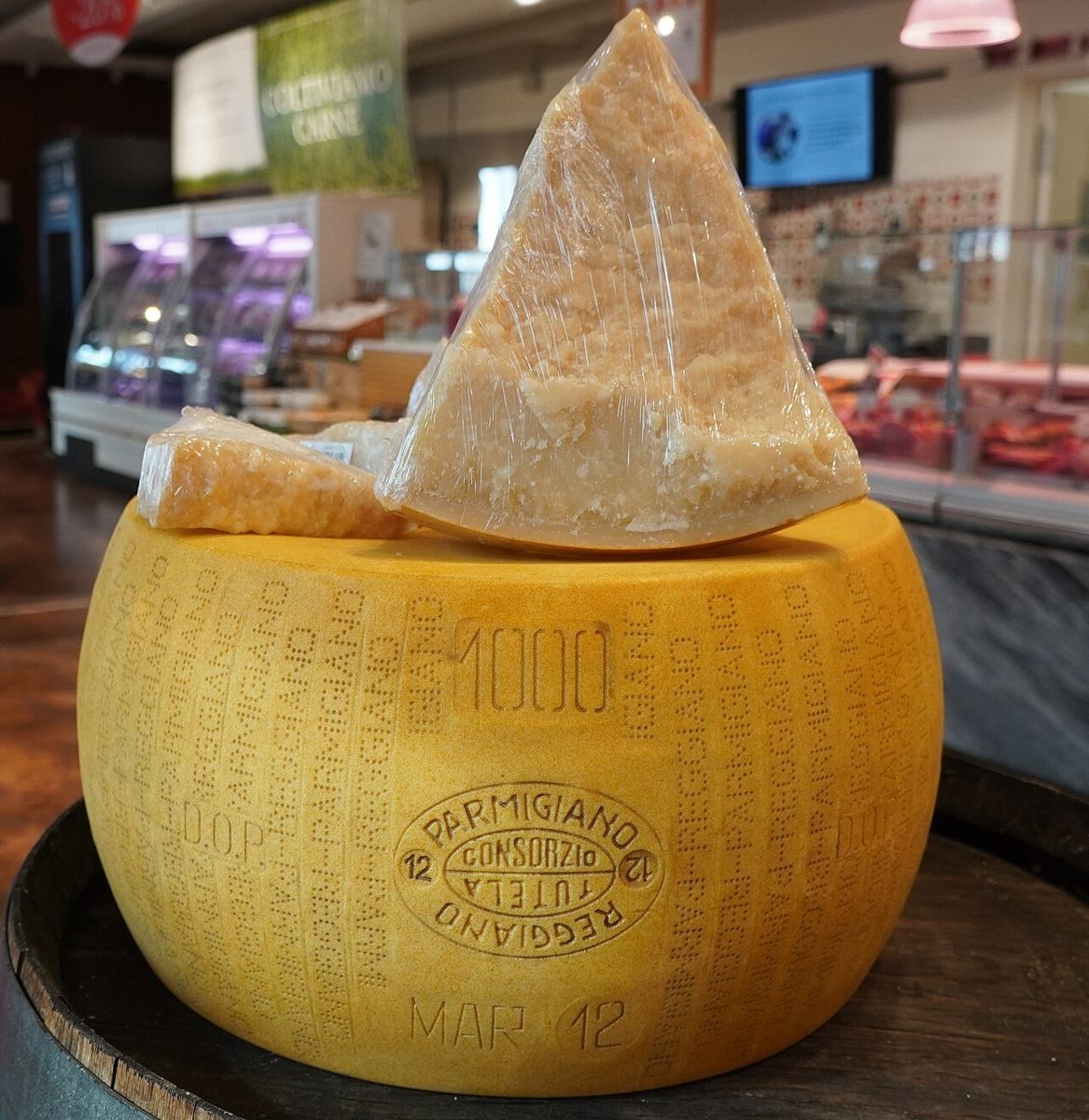 Parmigiano-Reggiano, photographed