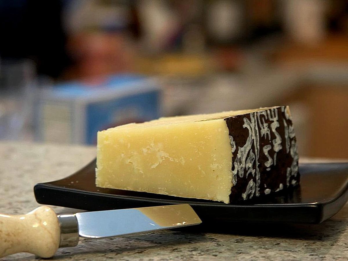 Pecorino Romano, photographed
