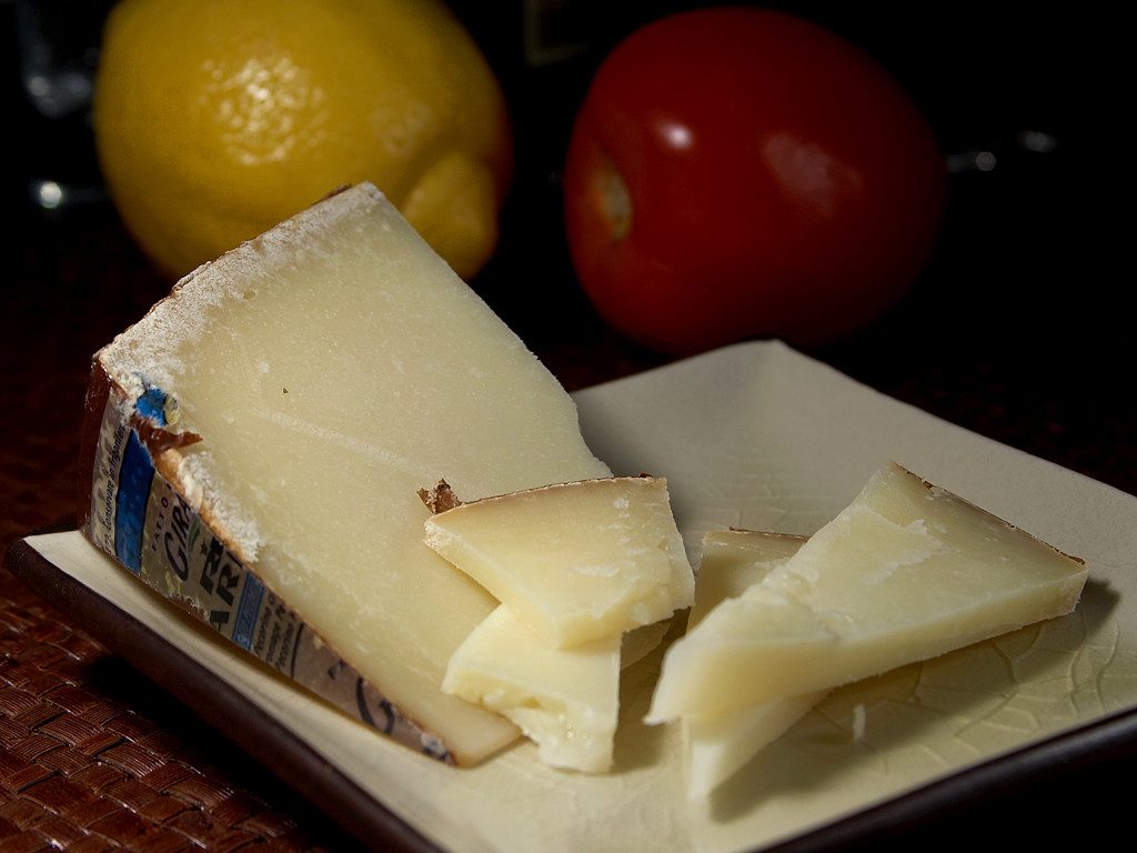Pecorino Sardo, photographed