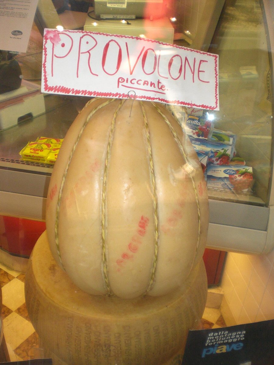 Provolone, photographed
