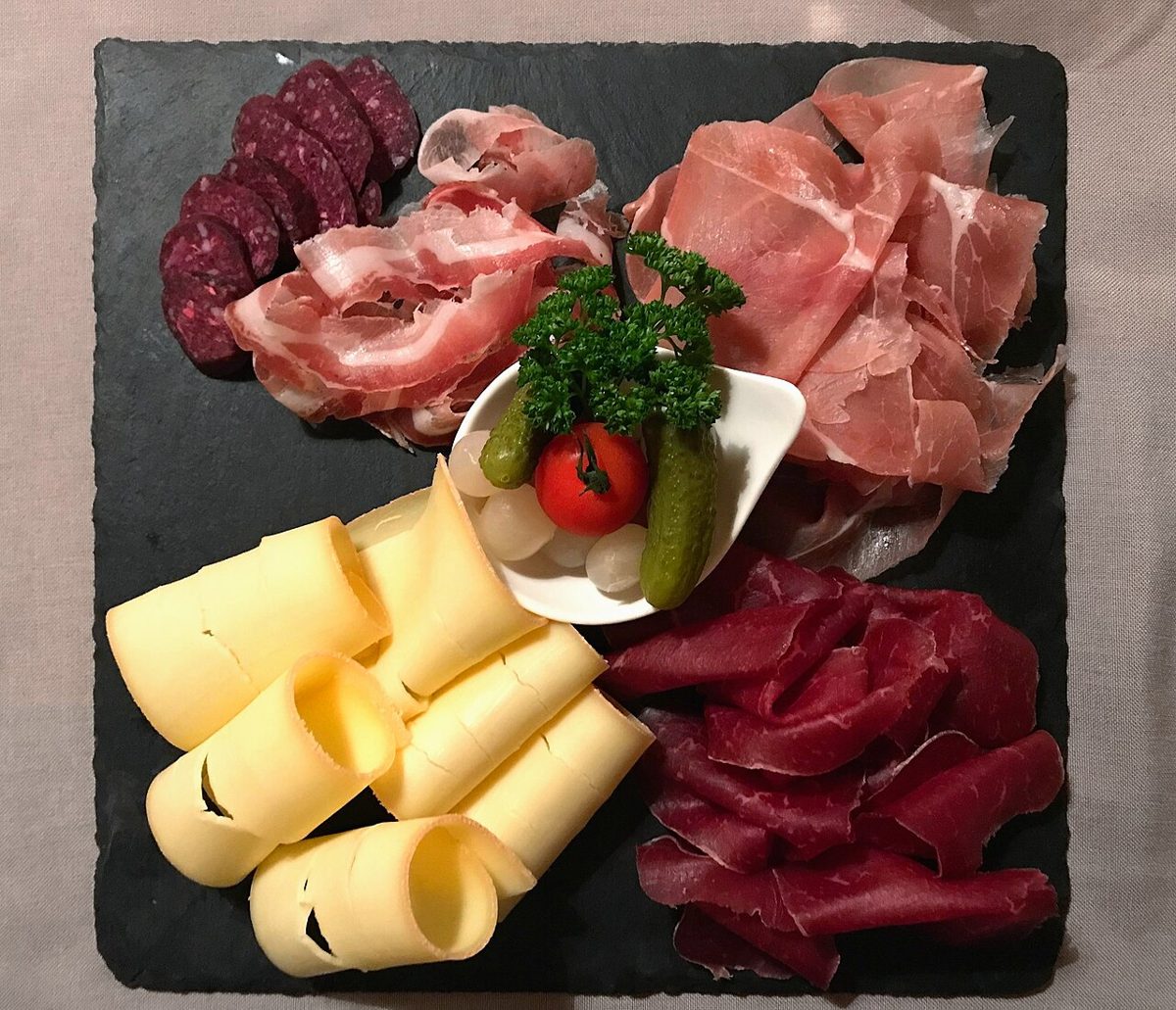 Raclette, photographed