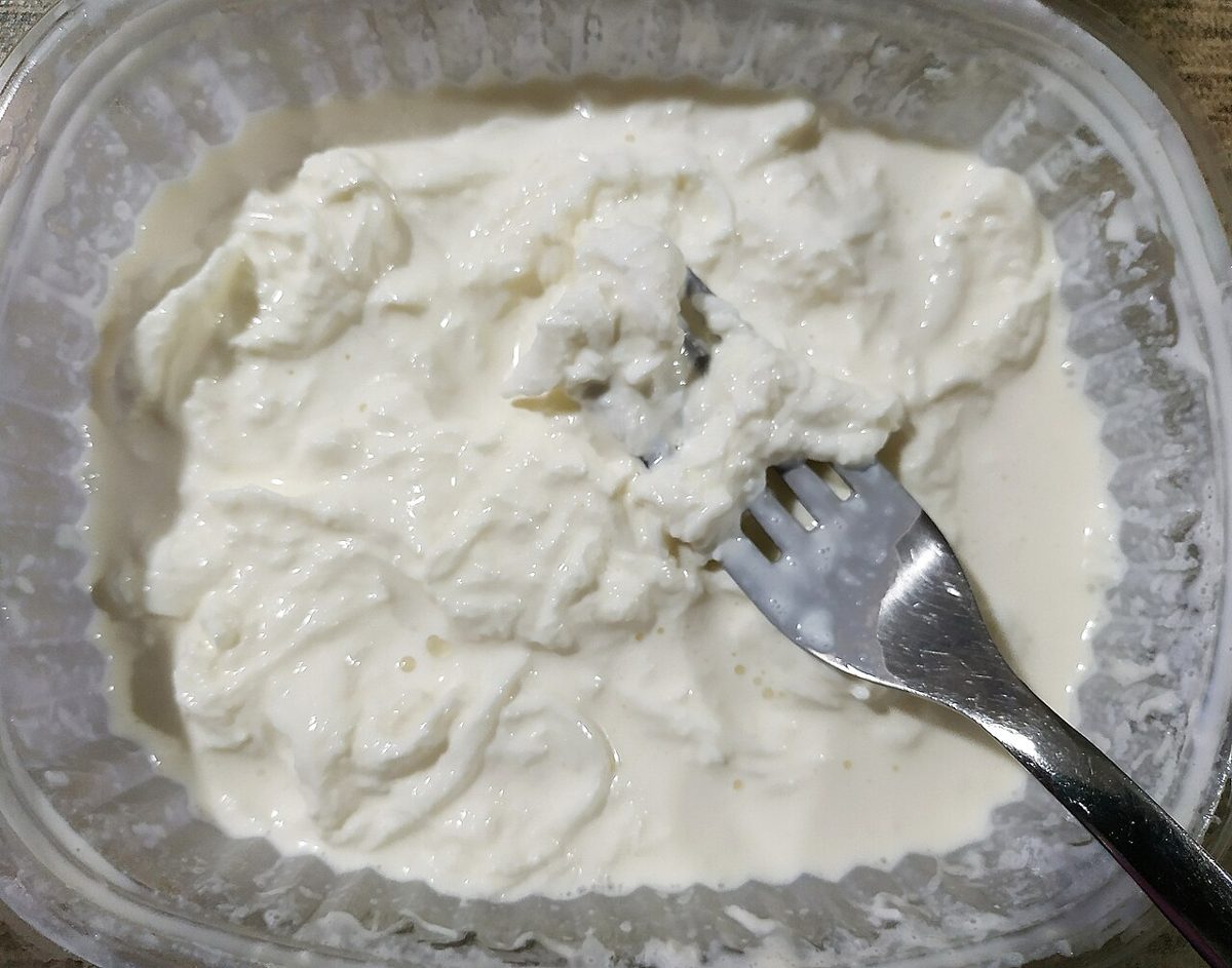 Stracciatella, photographed