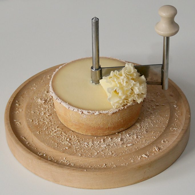 Tête de Moine, photographed