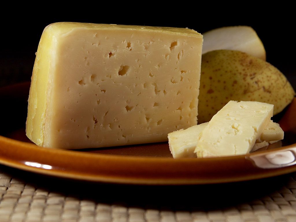 Tilsit cheese, photographed
